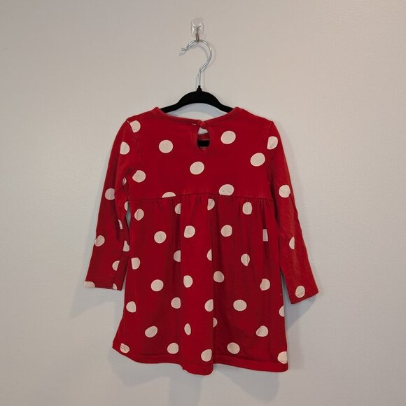 💙 2 for 15 💙 Reindeer Polka Dot Glittery Long-Sleeve Jersey Dress | Christmas - Picture 2 of 4